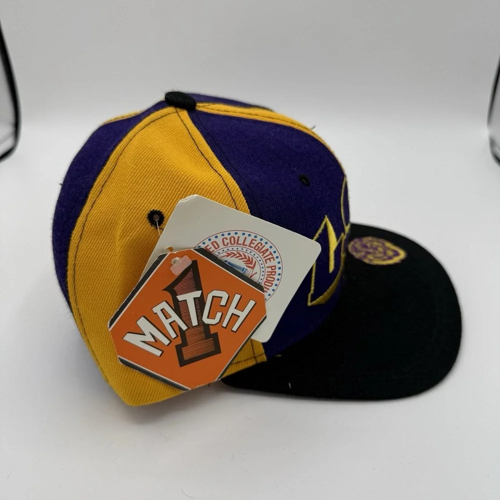 Vintage Louisiana State University LSU Tigers Snapback Cap Hat‎ 90s NCAA